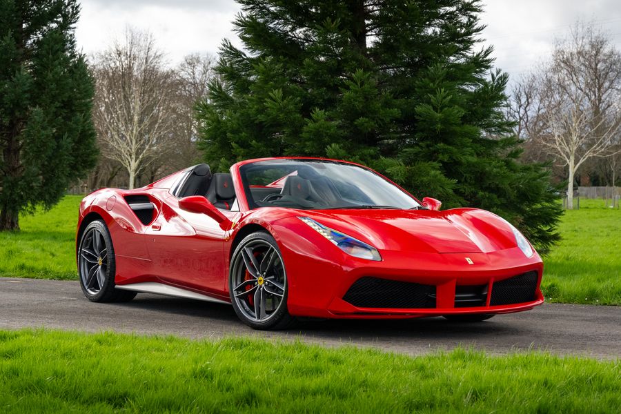 Ferrari 488 Spider DCT car for sale on website designed and built by racecar