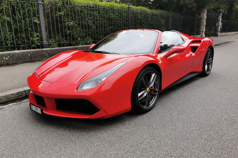 Ferrari 488 Spider car for sale on website designed and built by racecar