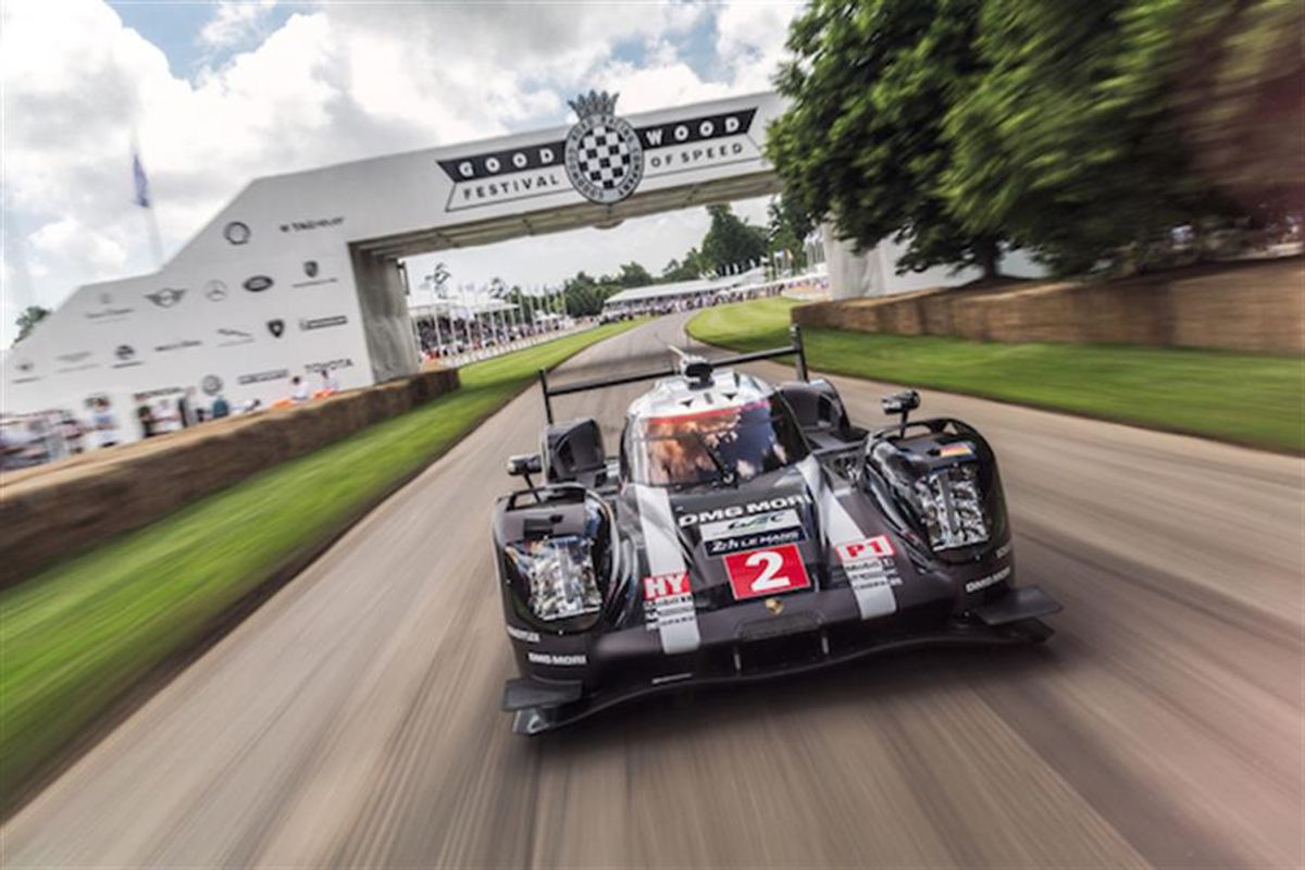 Porsche set the pace at the Goodwood Festival of Speed Motorsport