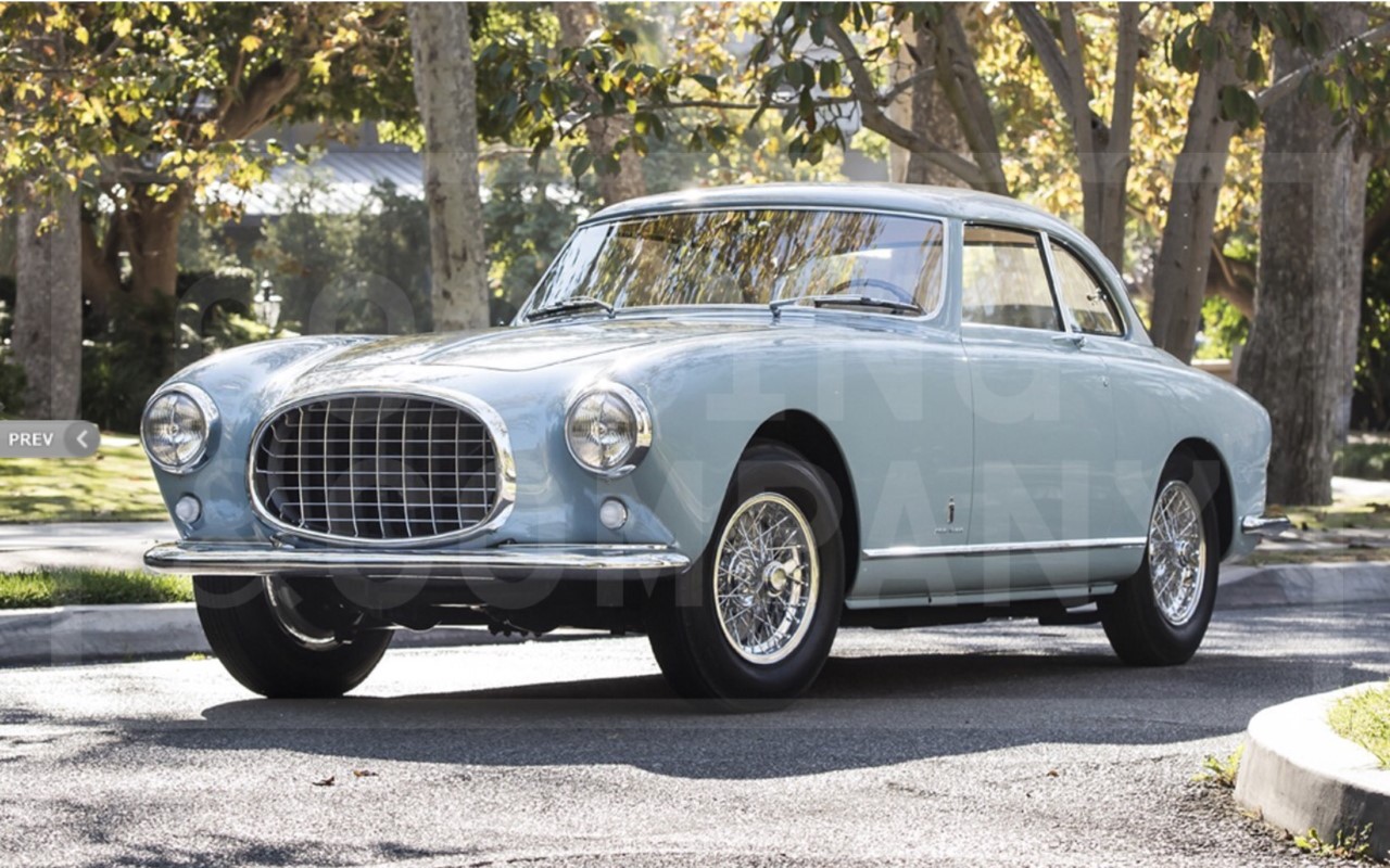 Exquisitely Restored 1953 Ferrari 212 Europa Coupe at Scottsdale ...