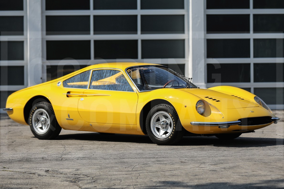 1966 Ferrari Dino Berlinetta Gt Features At Gooding's Pebble Beach 