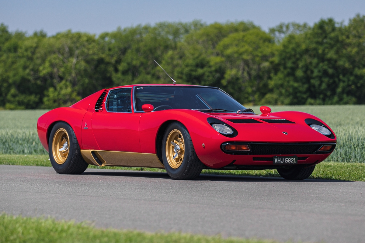 1972 RHD Lamborghini Miura SV At Silverstone Classic Auction | Market ...