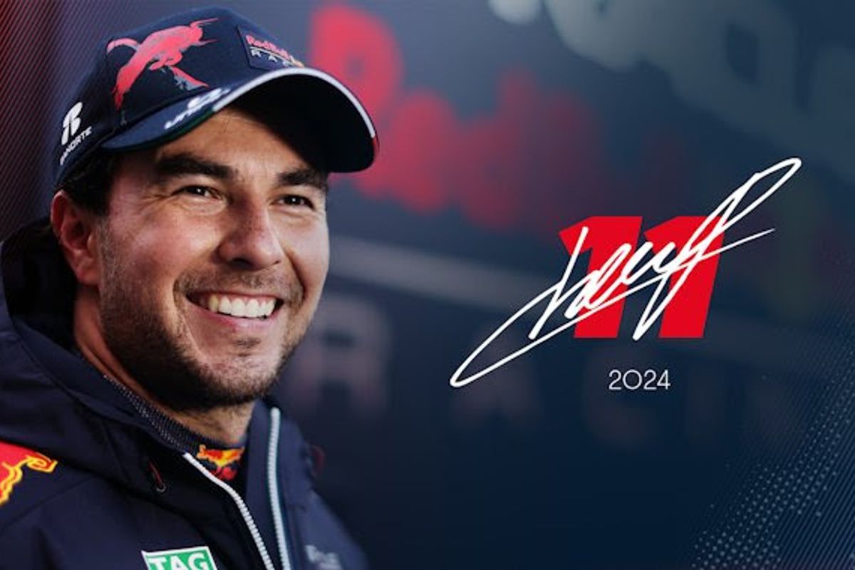 Sergio Perez commits to a two year contract extension with Red Bull