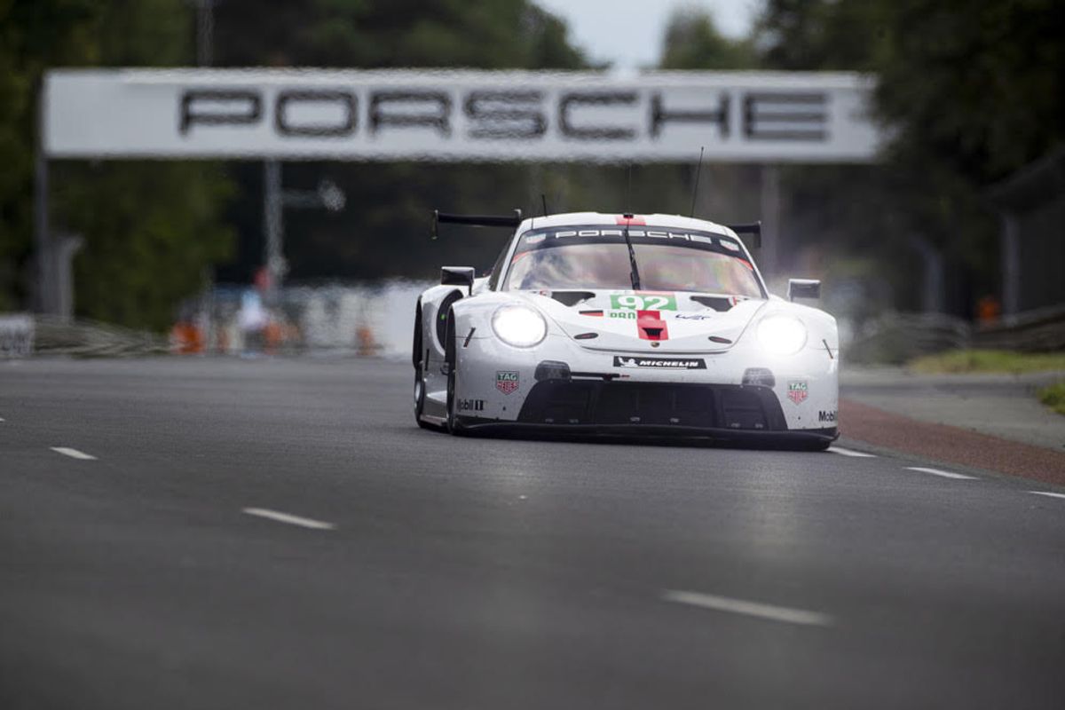 Final Le Mans 24hr appearance of the two Porsche GT Team 911 RSR ...