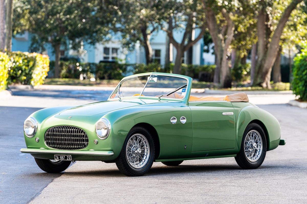 Rare Cisitalia 202 SC Gran Sport Cabriolet at Goodings Amelia Island