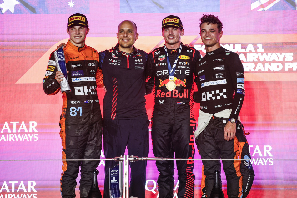 Verstappen Wins Ahead Of McLarens As Mercedes Duo Collide In The Qatar ...